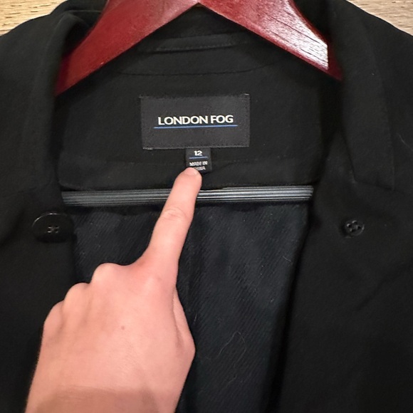 Black Pea Coat - Picture 2 of 2